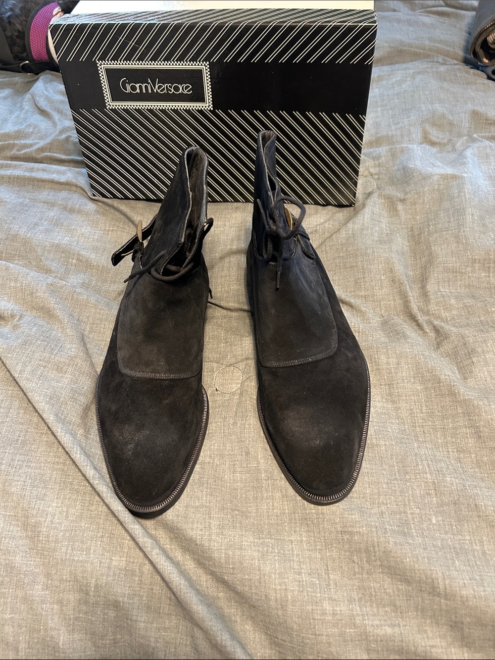 Versace made in MilanMen shoes new size 6.5 
Black boots